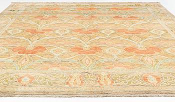 A  west Persian carpet of "Arts and Crafts design, 21 century, c 410 x 377 cm.