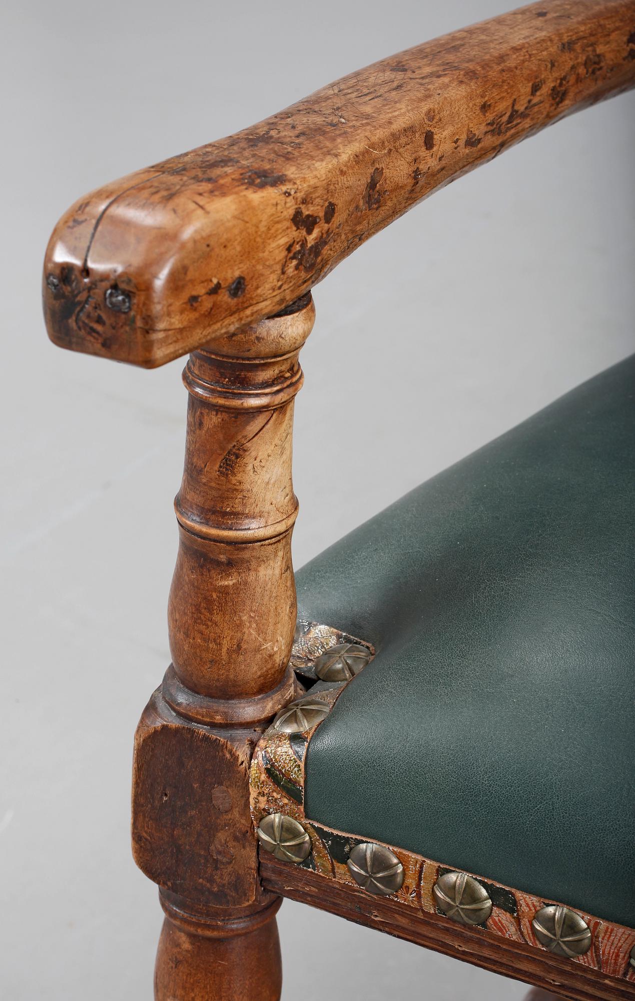 KARMSTOL, barock, 1700-talets första hälft.