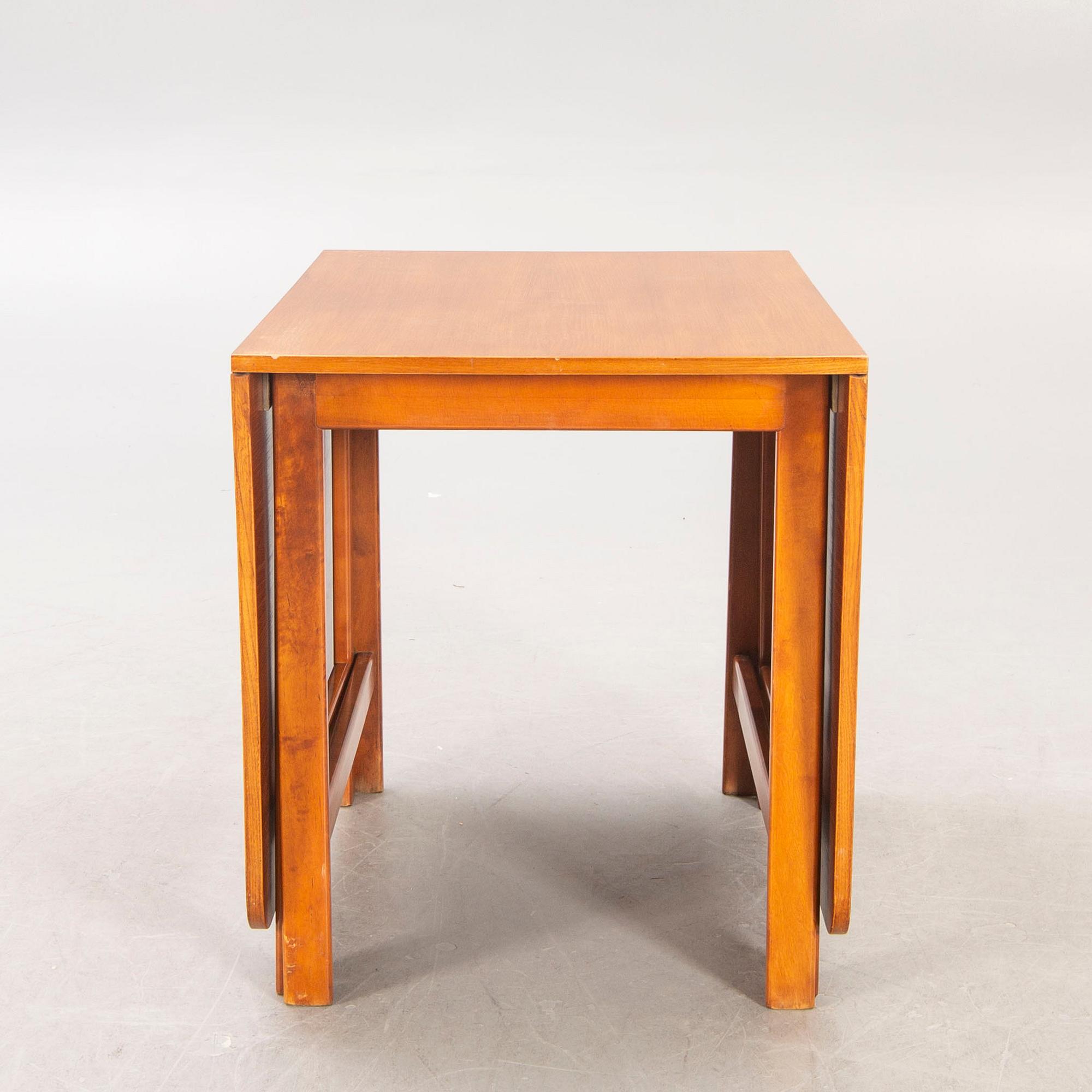 A 1960s teak folding table from Nordiska Kompaniet (NK).