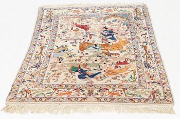 Matta, Isfahan, Old, ca 160 x 105 cm.