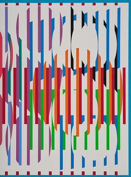 Yaacov Agam, Utan titel from: "Hommage aux Prix Nobel" (Nobelprismappen).