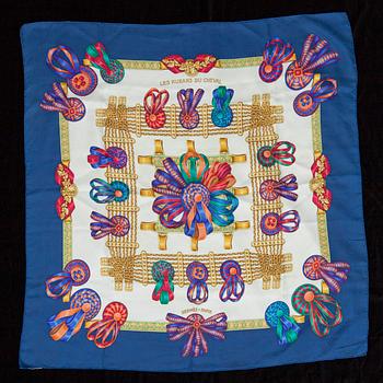 SCARF, siden, "Les Rubans du Cheval", design J. Metz, Hermès, Paris.