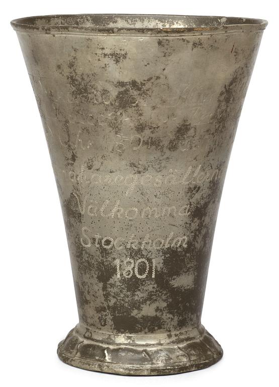 VÄLKOMMA, av Israel Buhrman 1773-1798/1812, Stockholm, daterad 1801.
