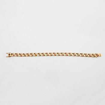 Armband Bismarck-länk 18K guld, G. Dahlgren & Co Malmö 1959.