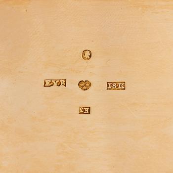 Erik Ytterbom, etui, 18K guld, Stockholm 1811.