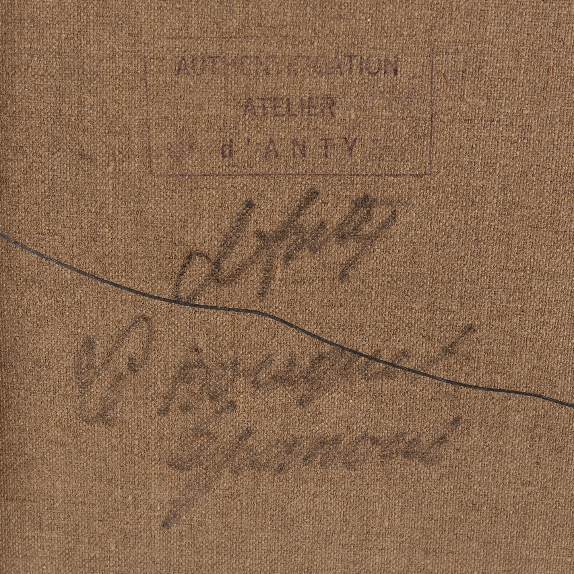 Henry d'Anty, oil on canvas, signed.