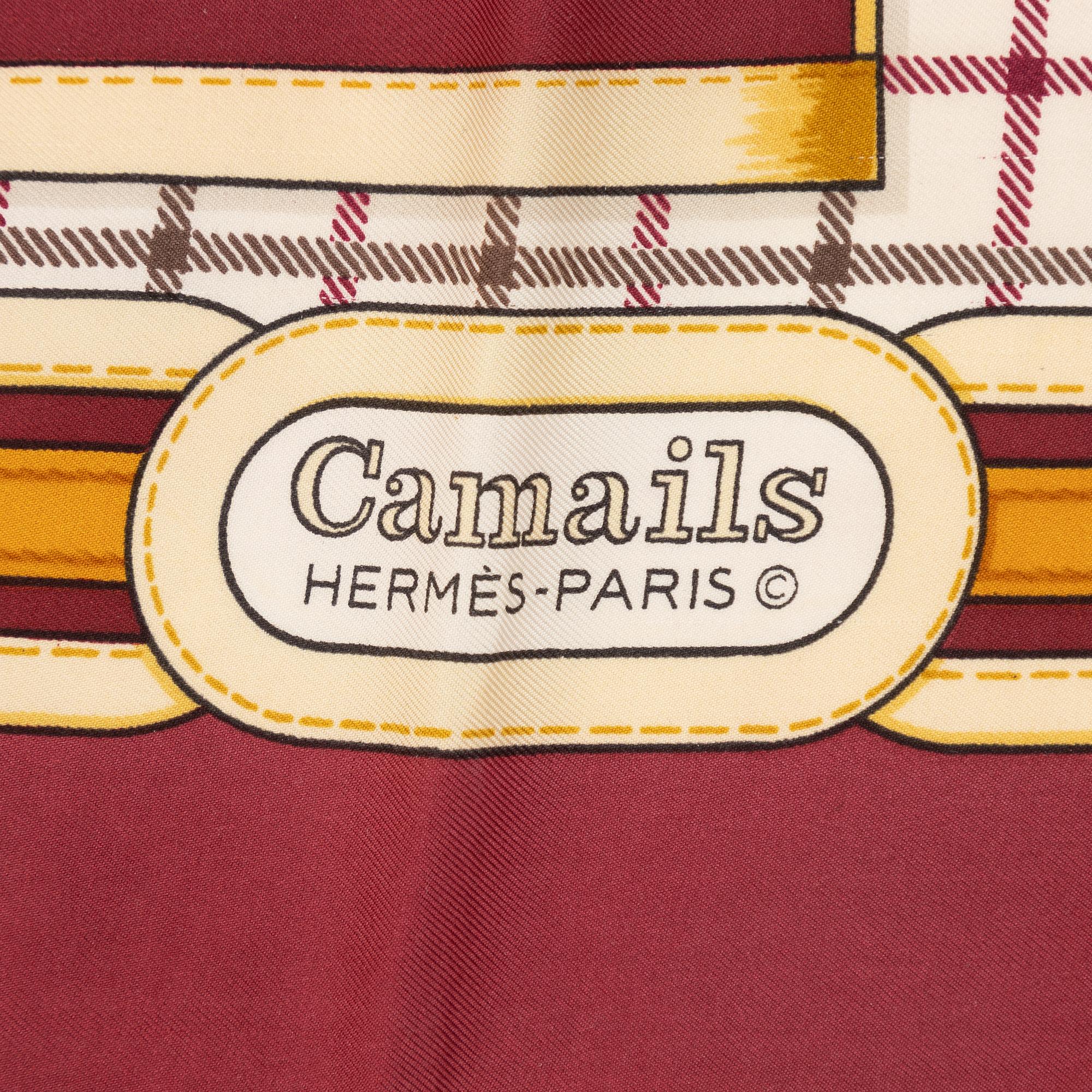 Hermès, scarf, "Camails".