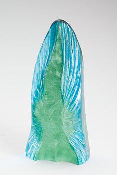 SKULPTUR, glas, Erika Höglund, Målerås, signerad.