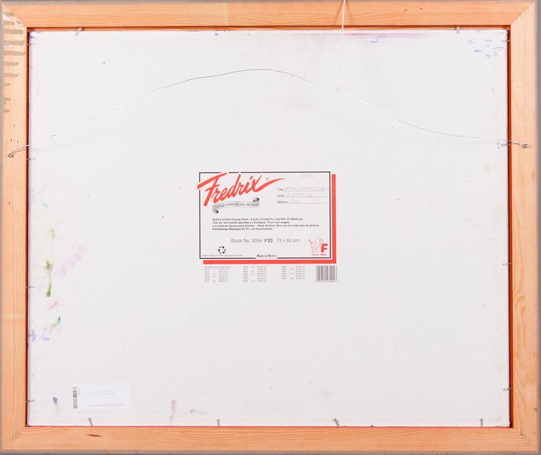 PER STENIUS, oil on canvas board, signed.