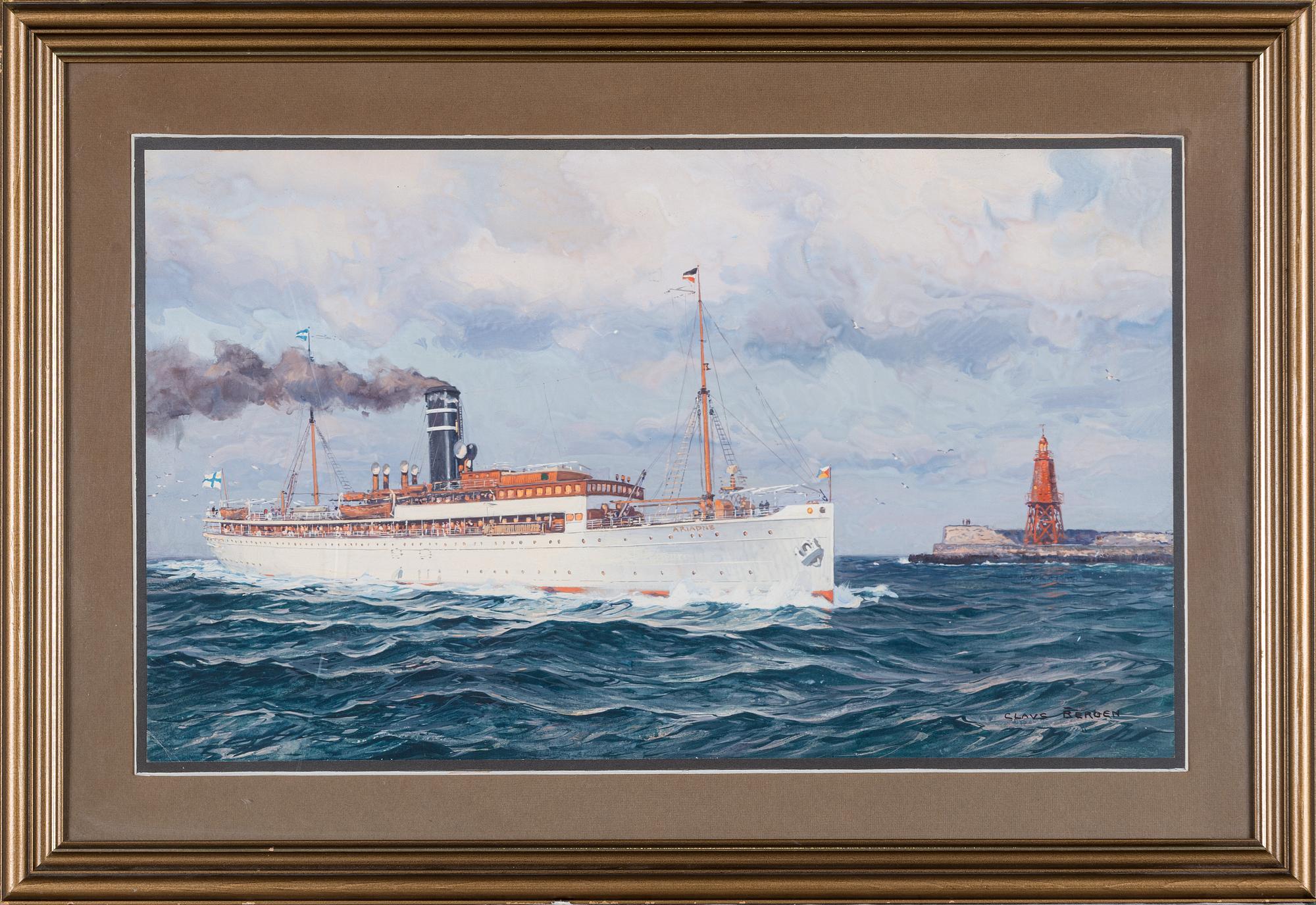 Claus Bergen, S/S Ariadne.