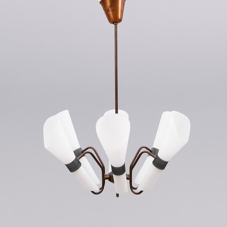 TAKLAMPA, 1900-talets mitt, höjd 68 cm.