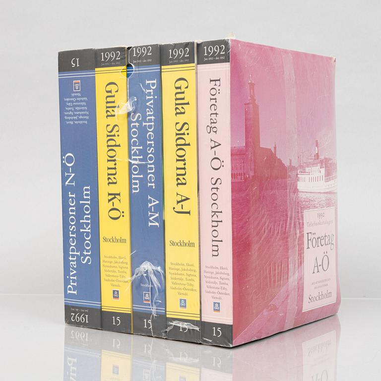 Dan Wolgers, telefonkatalog, 1992.