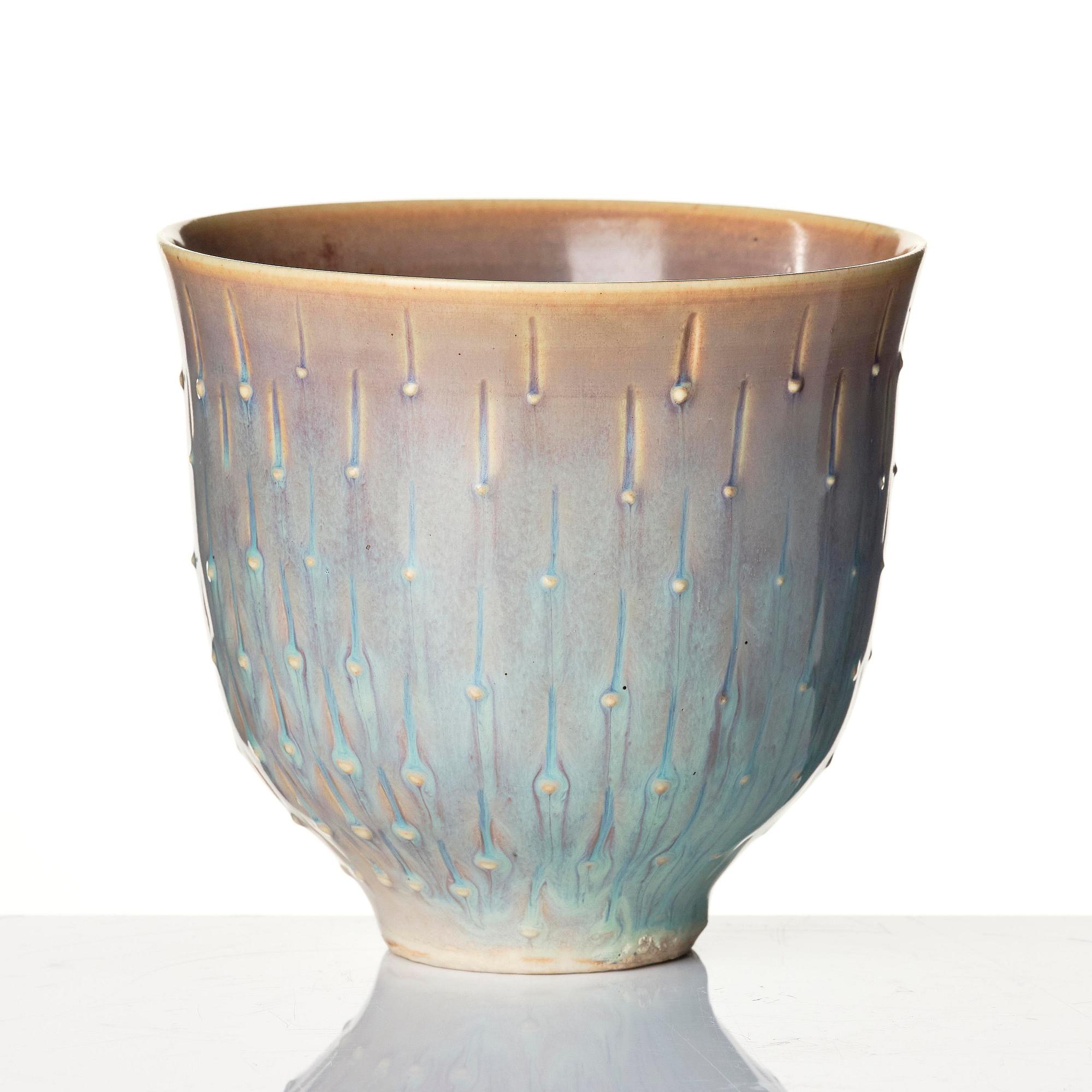 Stig Lindberg, a stoneware vase, Gustavsberg Studio 1944.