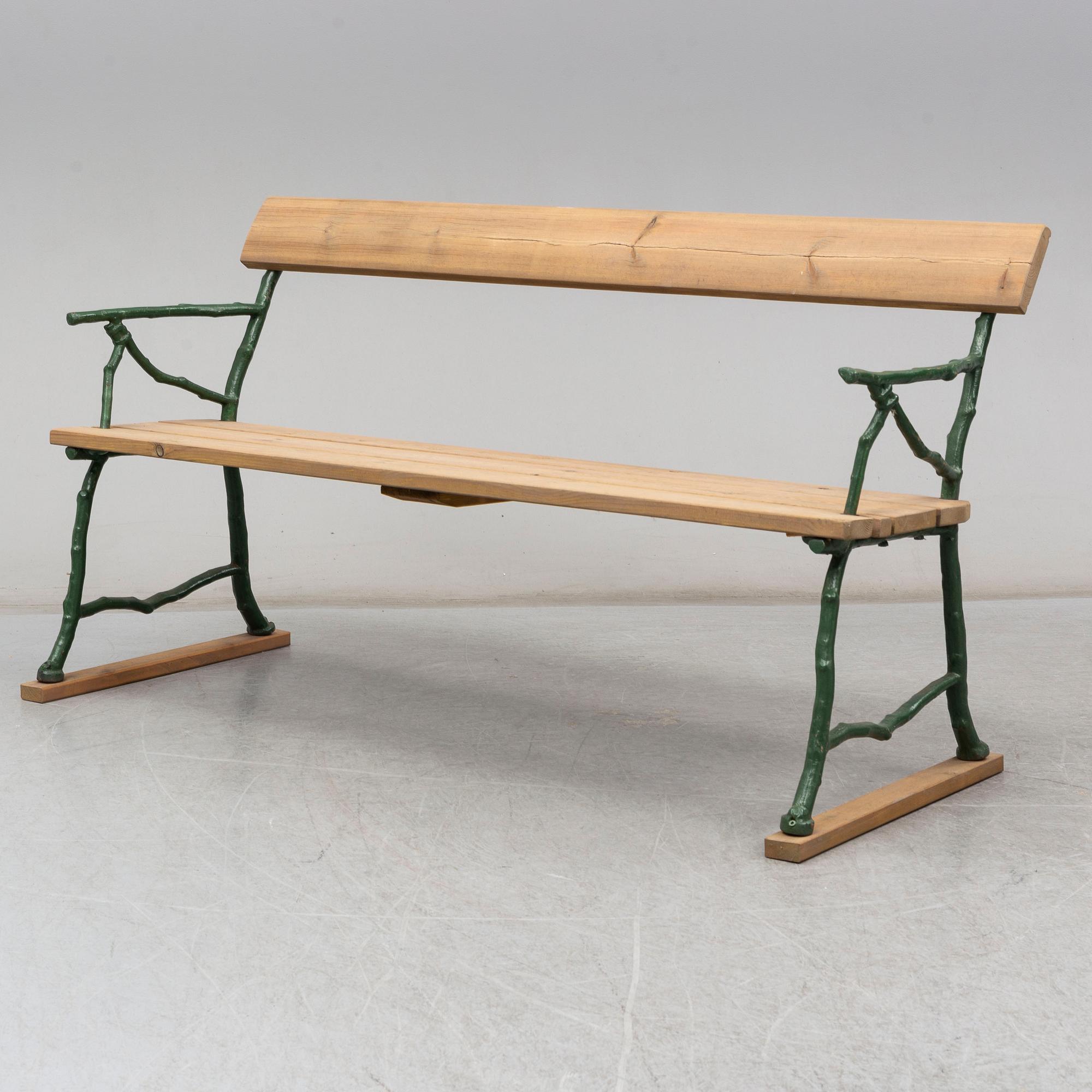 TRÄDGÅRDSSOFFA, omkring år 1900.