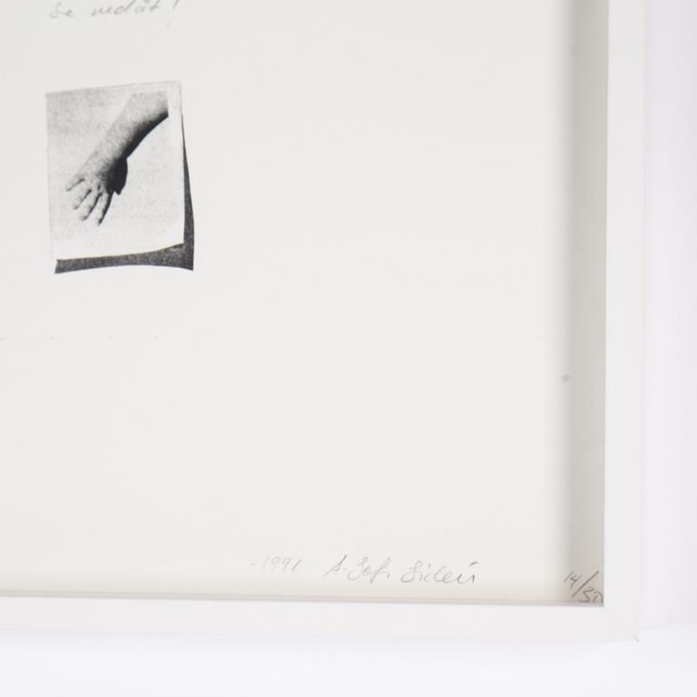 Ann-Sofi Sidén, silkscreen and pencil signed and ed 14/30.