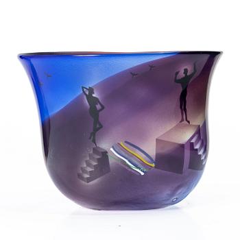 Bertil Vallien, a bowl, Kosta.