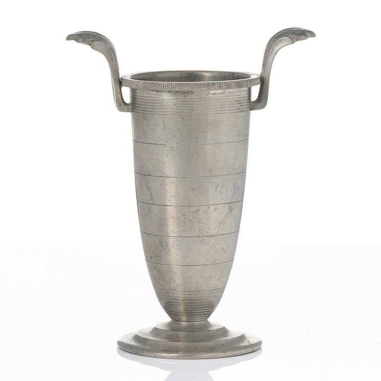 Sylvia Stave, a set of three vases, C.G. Hallberg, Stockholm, 1930s.