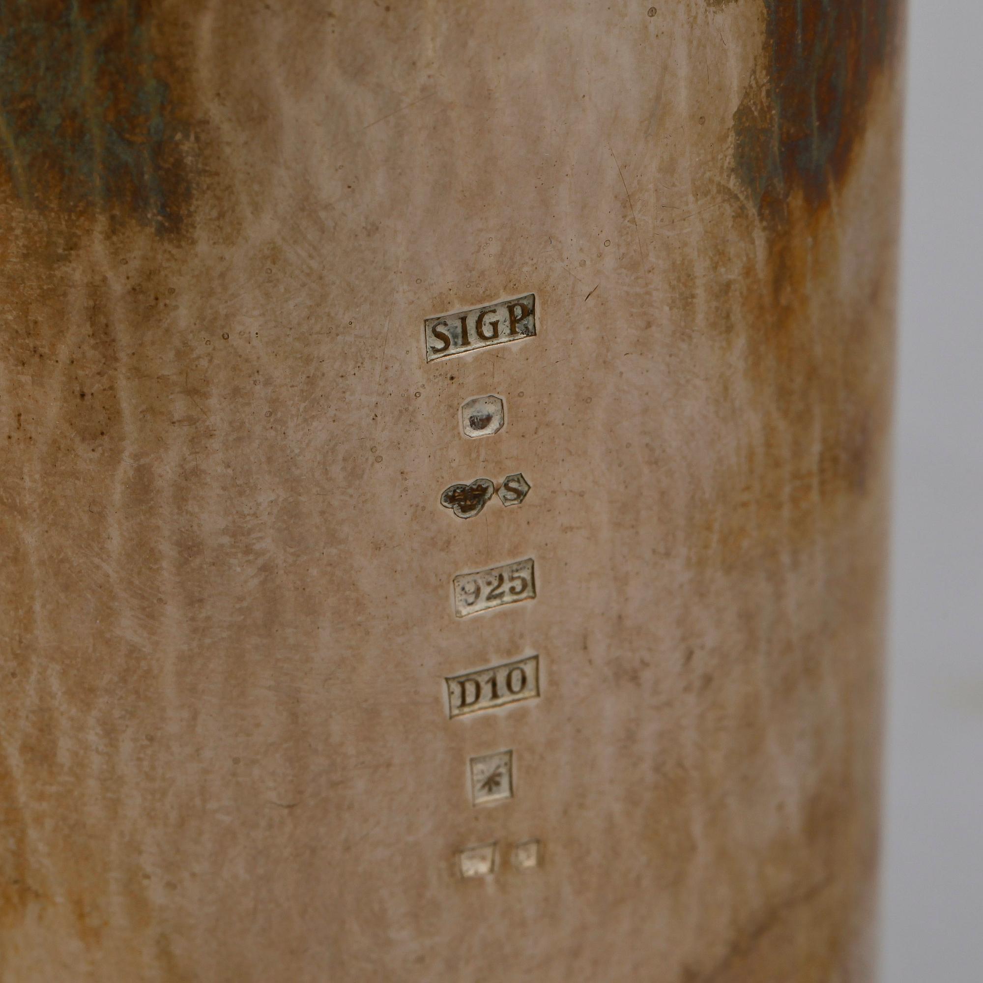 VAS, sterlingsilver, Sigurd Persson, Stockholm 1978. Vikt ca 244 gram.