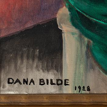 DANA BILDE, oil on canvas, signed and dated 1928.