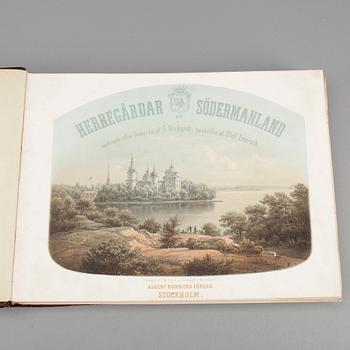 BOK, "Herregårdar och slott uti Södermanland", Olof Eneroth, Stockholm 1869.