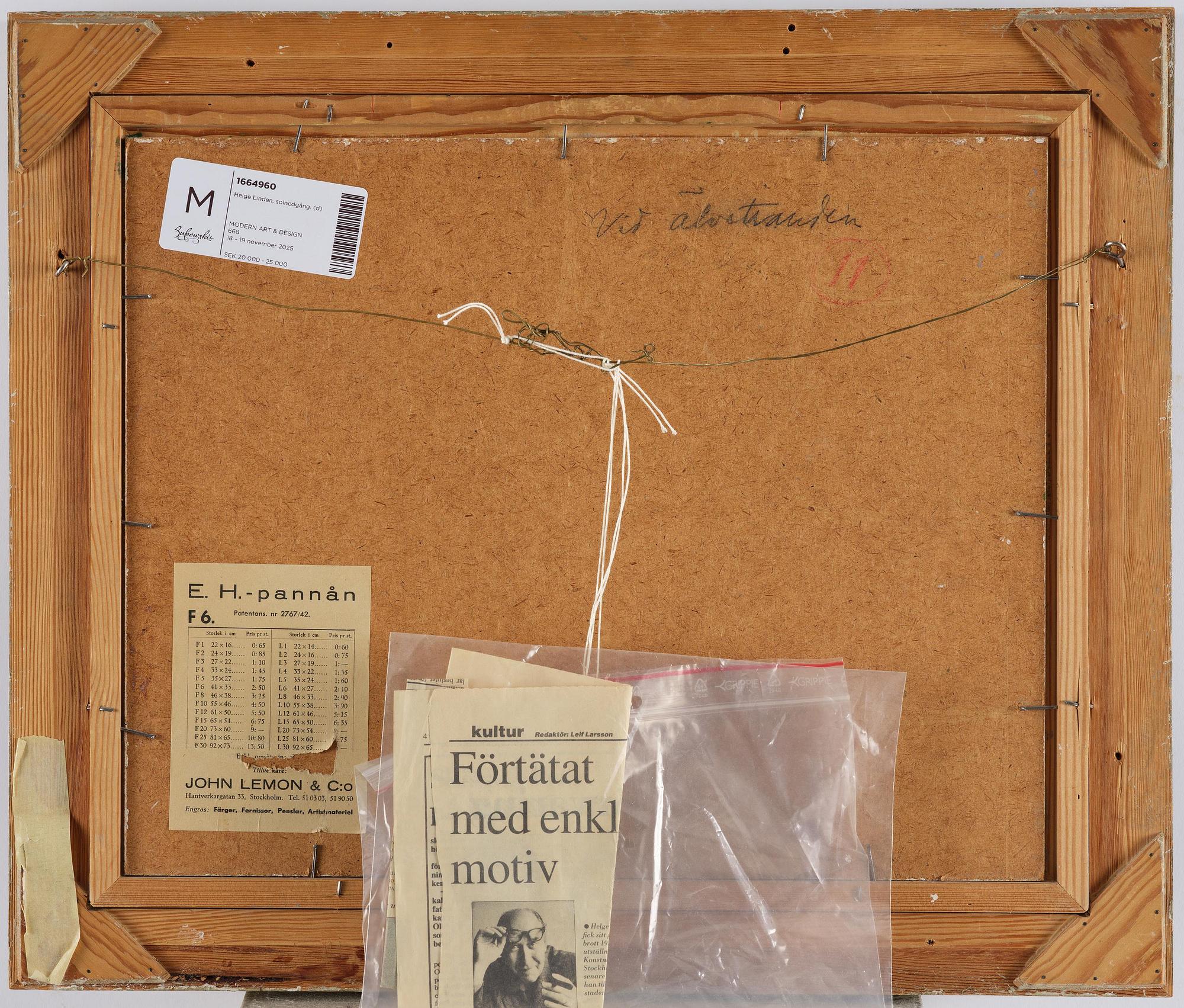 Helge Linden, "Vid älvstranden".