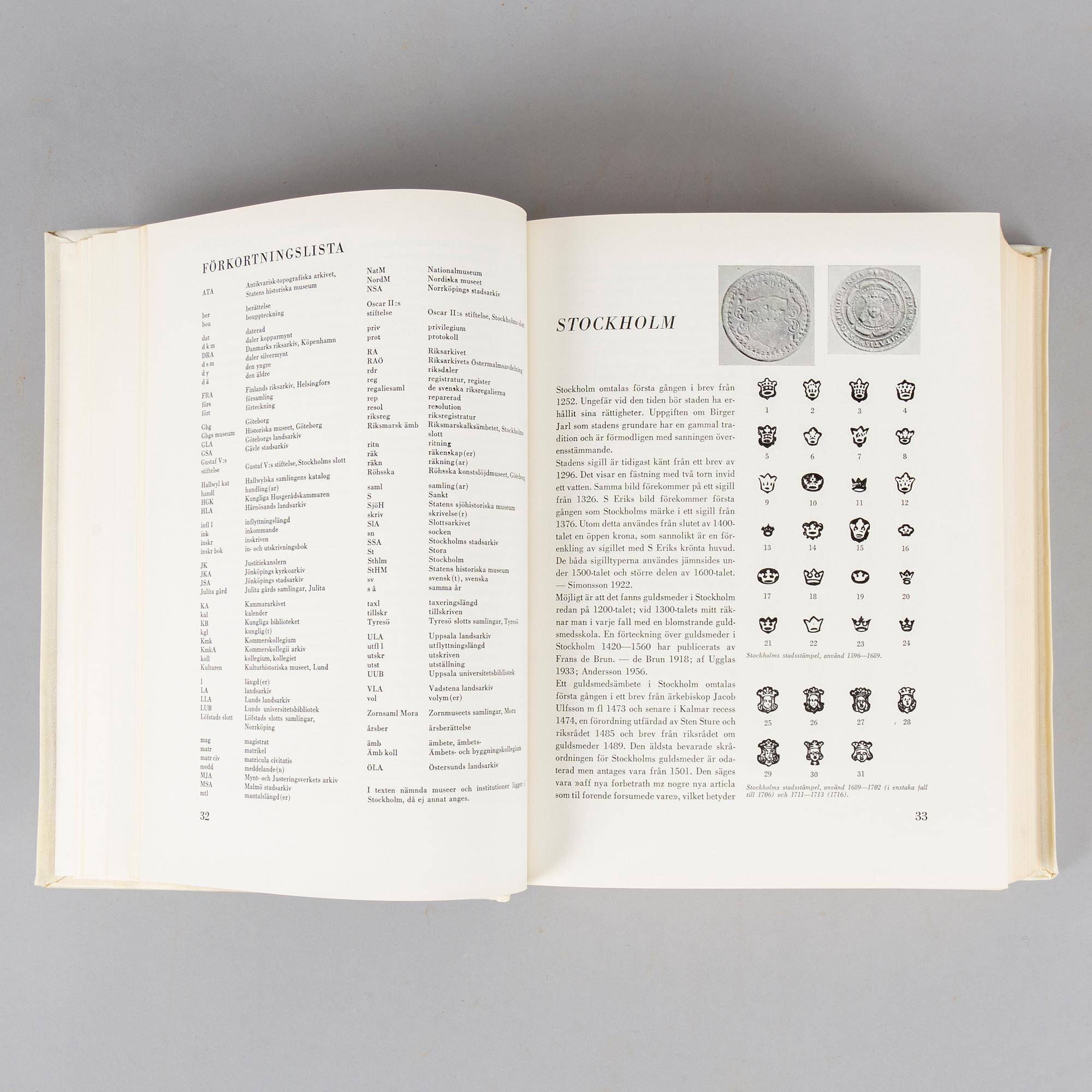 Välbundna standardverk om silver (5 vol).