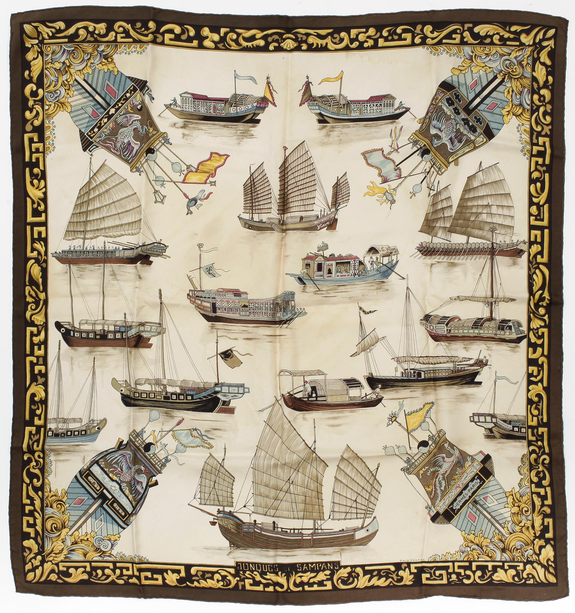 SCARF, "Junques et Sampans", Hermès.