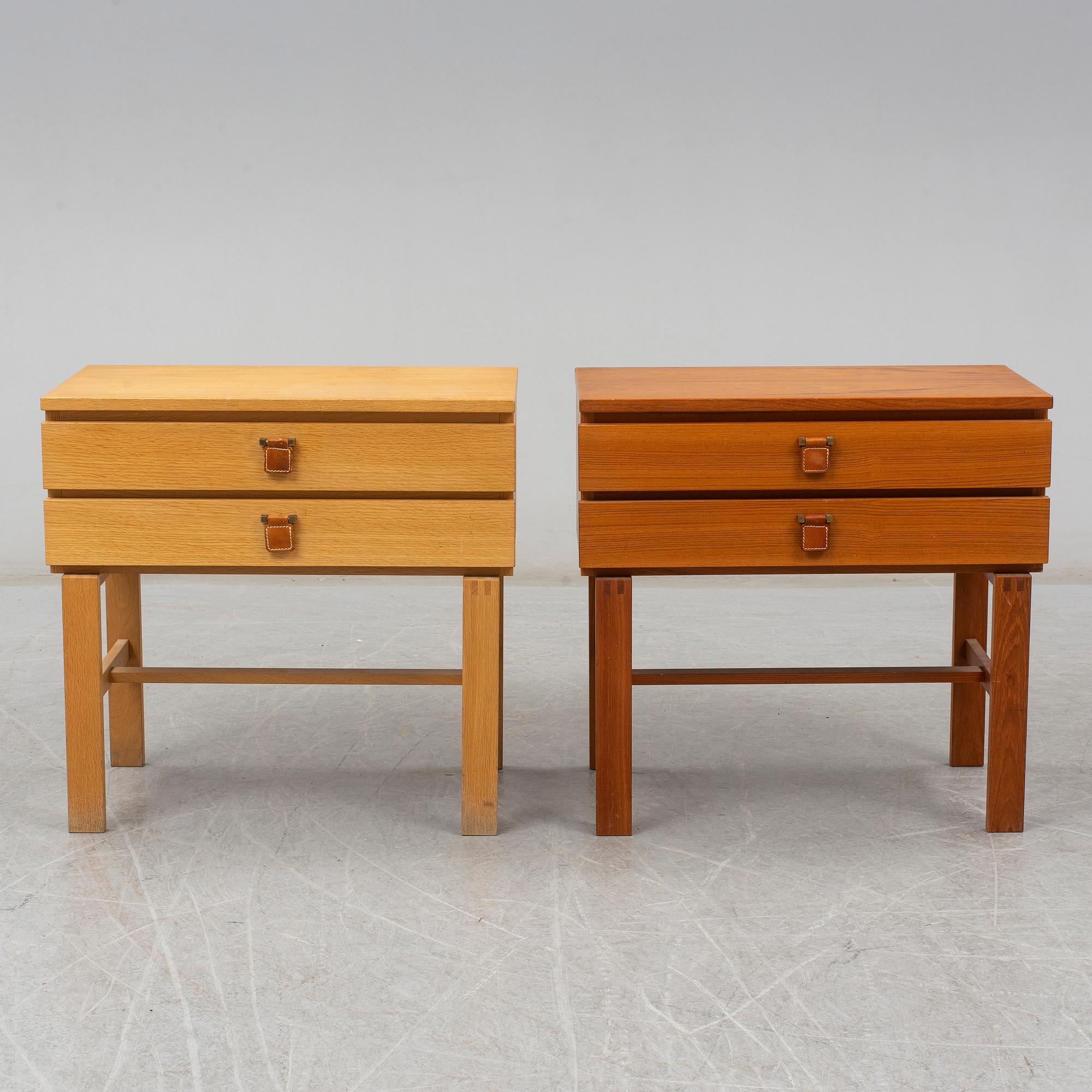 Two 1950/60s bedside tables from Fröseke Nybrofabriken.