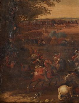 Unknown artist 17th Century. The battle of Vienna 1683.