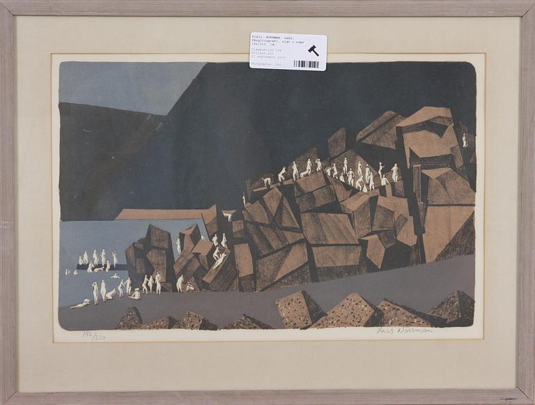 NORRMAN, LARS, färglitografi, sign o numr 192/310.