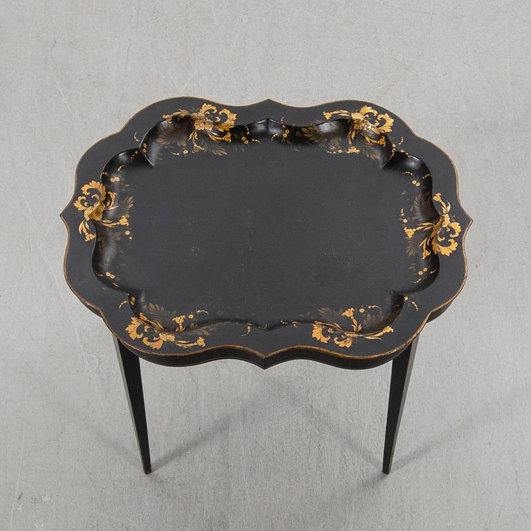 Brick table, Rococo style, 19th century.