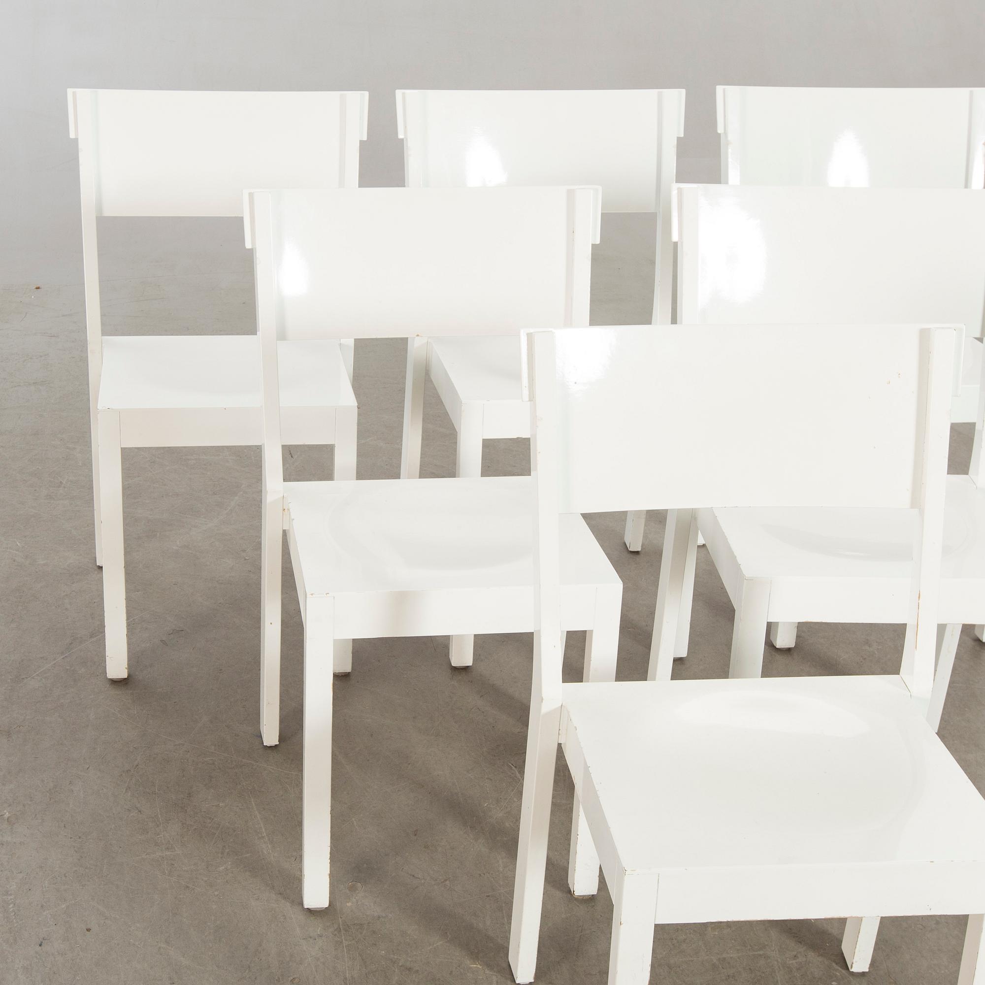 ÅKE AXELSSON, stolar 6 st "Akustik" Gärsnäs designade 2006.