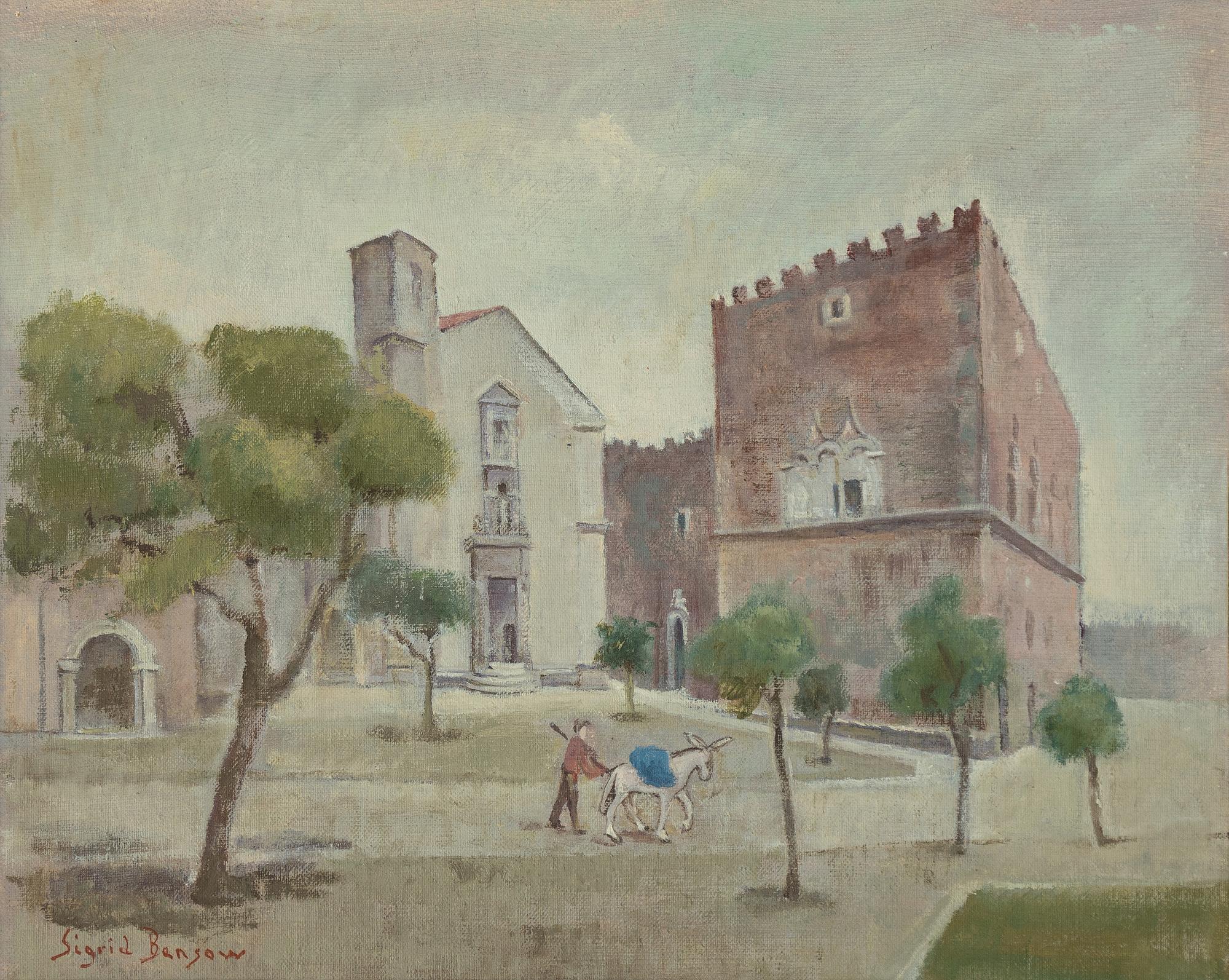Sigrid Bensow, “Piazza i Taormina”.