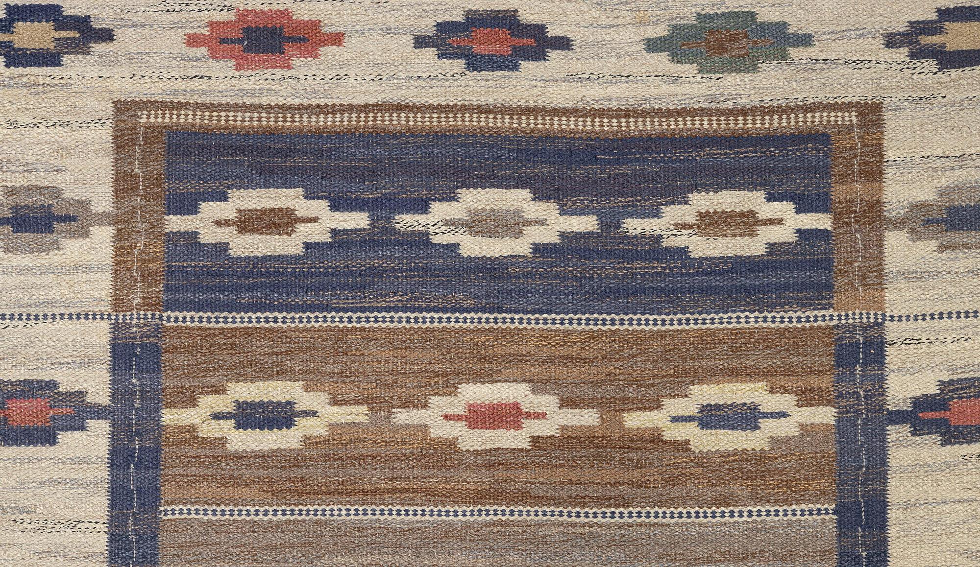 Märta Måås-Fjetterström, matta "Ljusa mattan", rölakan, ca 509 x 225 cm, signerad MMF.