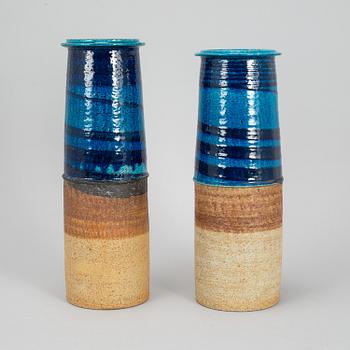 INGER PERSSON, a pair of stoneware vases, Rörstrand Ateljé.