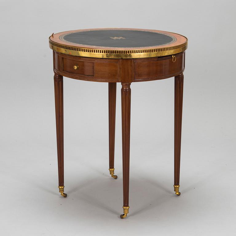 A directoire style coffee table/game table, 19th century.