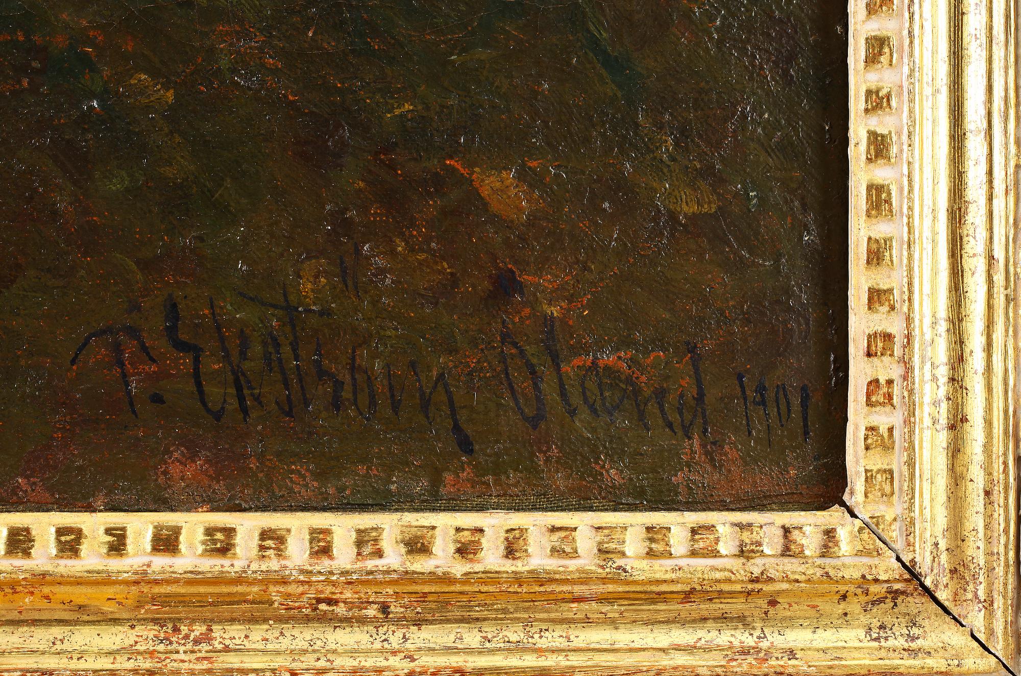 PER EKSTRÖM, olja på duk, sign o dat 1901.