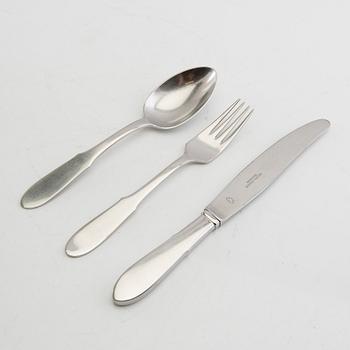 Georg Jensen, Cutlery service, 33 pieces, stainless steel, "Mitra", Denmark.