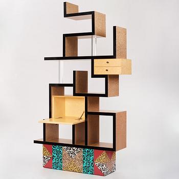 Ettore Sottsass, a "Max" bookcase, Memphis, Italy, post 1987.