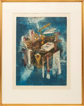 Roberto Matta, "L'ergonaute" ur "Hom'mere III", 1977.