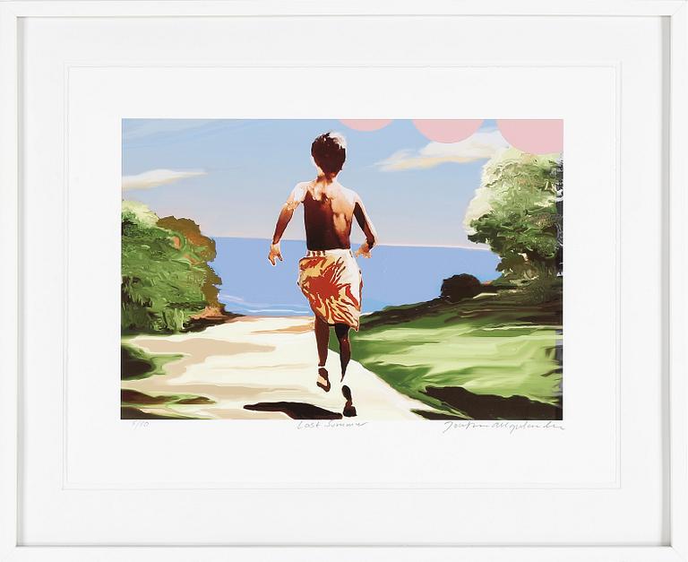 JOAKIM ALLGULANDER, "Last summer", gicleetryck, signerad och numrerad 5/50.