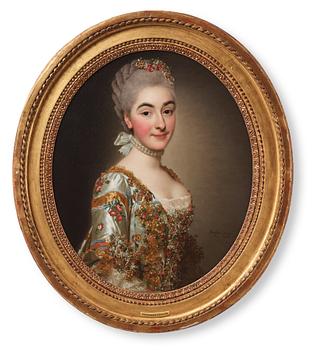 827. Alexander Roslin, "Antoinette Agathe Montaudoüin de Launay" (född Pascaud).