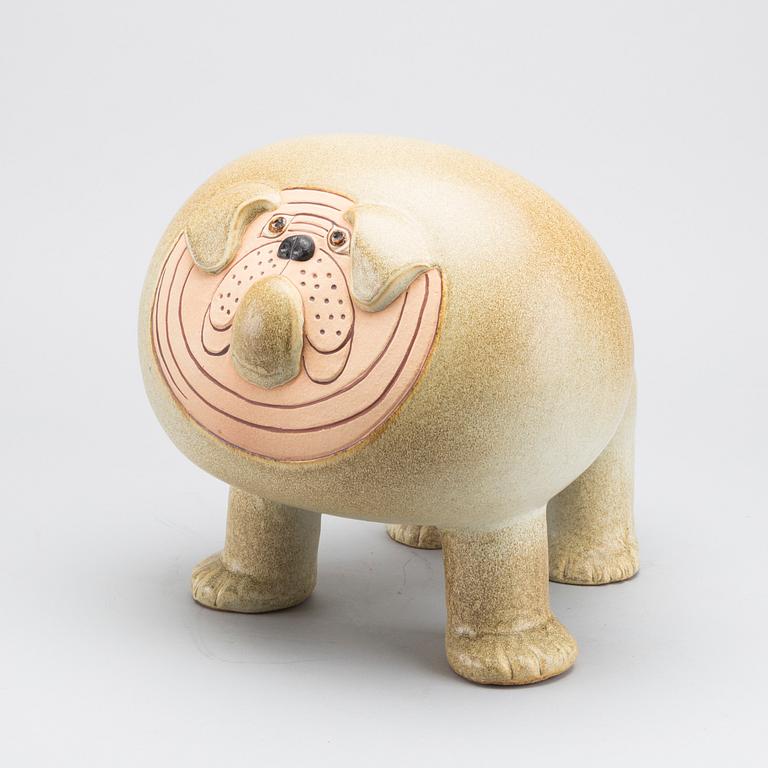 A LISA LARSON BULLDOG FIGURINE.