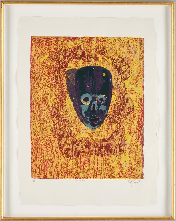 ROLF HANSON, monoprint. Sign och numr EA. Dat -95.