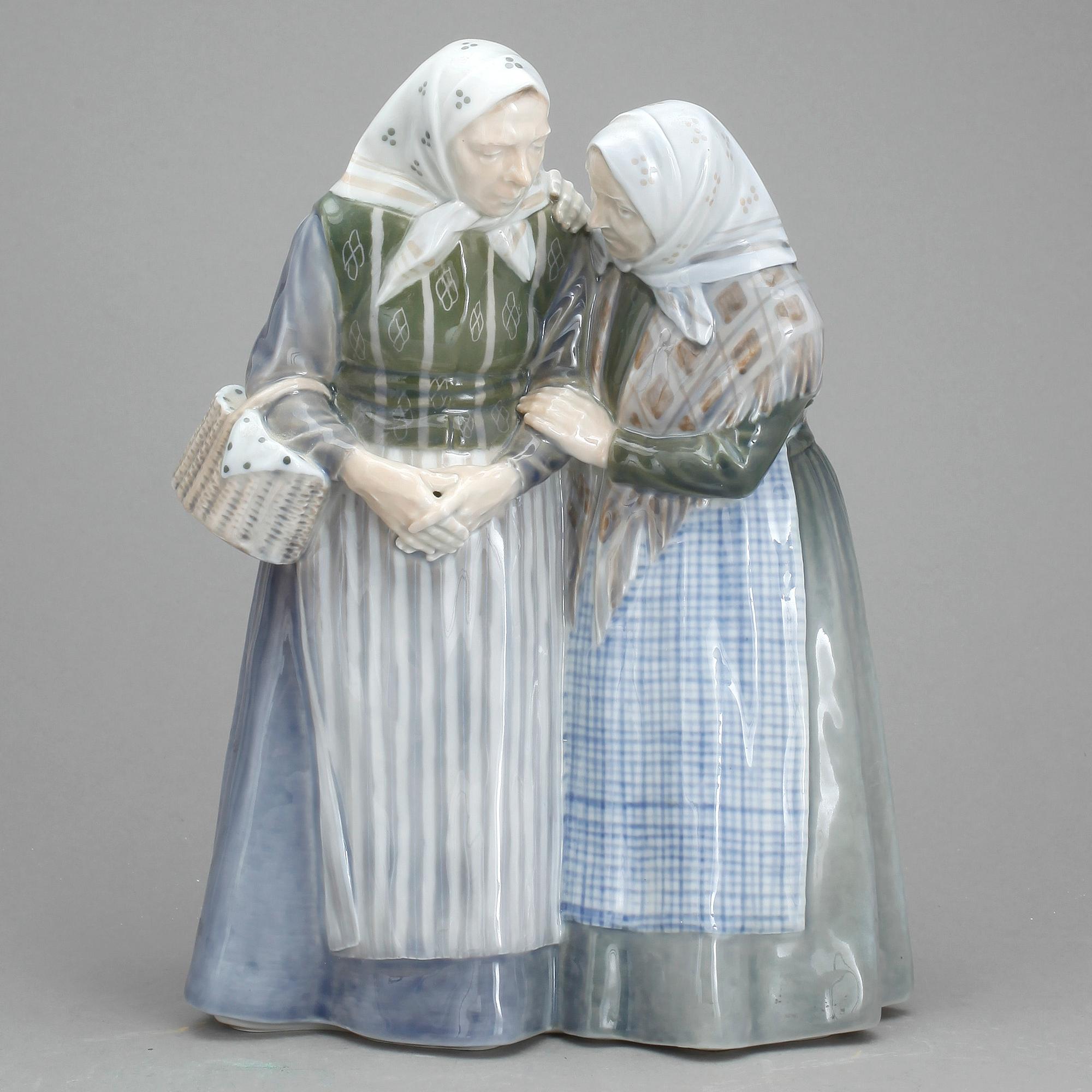 FIGURIN, porslin, Christian Thomsen, Royal Copenhagen.