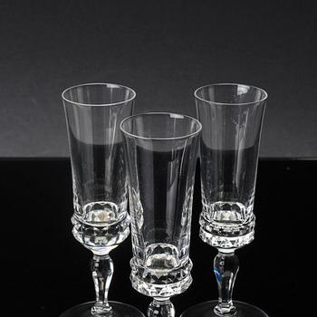 KARAFF MED GLAS, 1+12 glas, Orrefors.