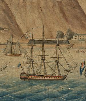 "Table Mountain", Kina, omkring 1800.