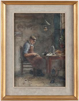 Adolf Le Comte · ADOLF LE COMTE, Akvarell, signerad.