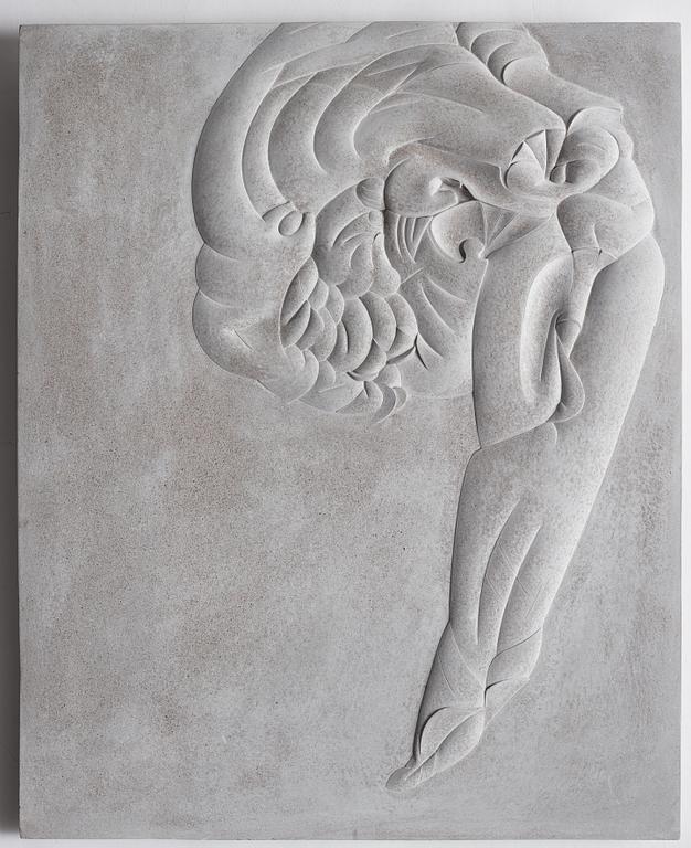 PER BERGLUND, relief i gjuten betong, signerad och daterad 2004.