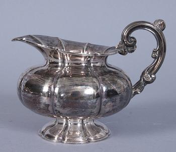 TESERVIS, 4 delar, silver, stmpl "A. D. VERSCHUUR", Holland, 1900-tal.